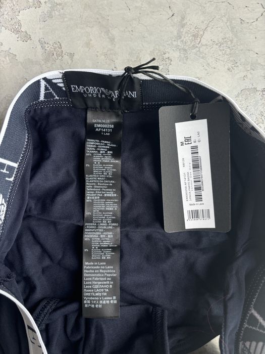 Чоловічі труси бріфи Emporio Armani М,L білизна сині еа7 набір фірмові армані сліпи   Набір еа7