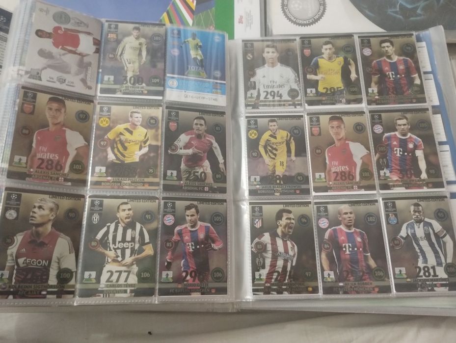 Panini UEFA champions league 2014/2015 karty opis