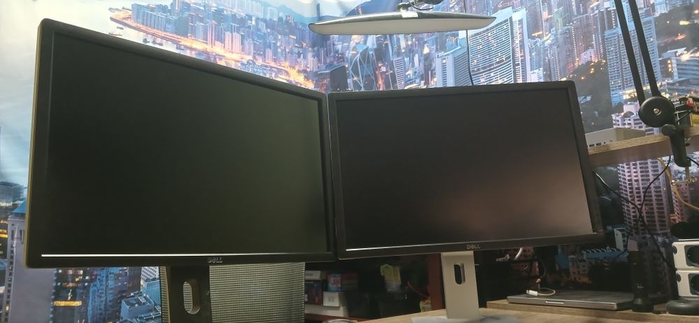 Лот Монітори 2 x Dell UltraSharp U2412Mc black 24