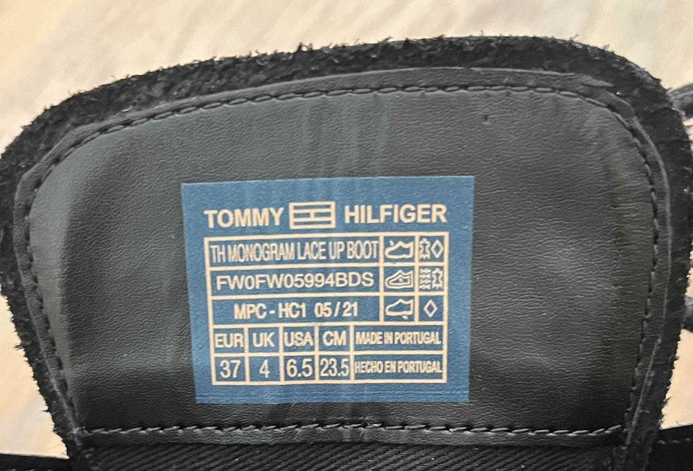 Женские ботинки Tommy Hilfiger оригинал
