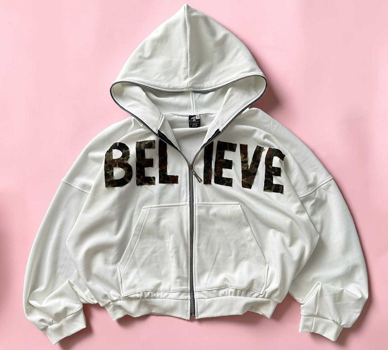 BELIEVE, Зіпка Believe, Зипка Believe, Zip-hoodie, Худи