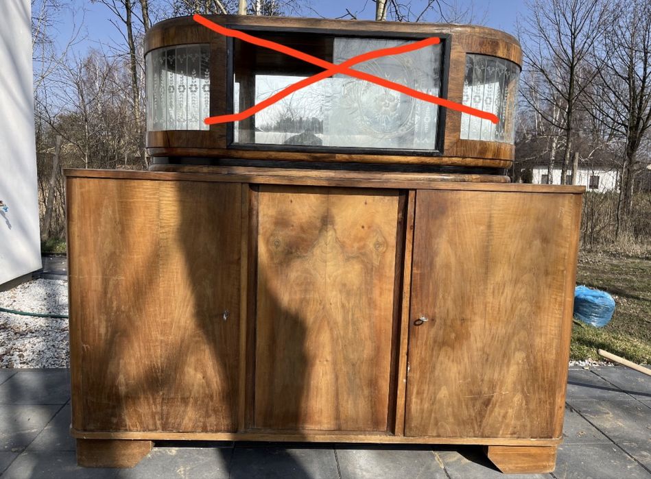 Drewniana komoda BEZ nadstawki