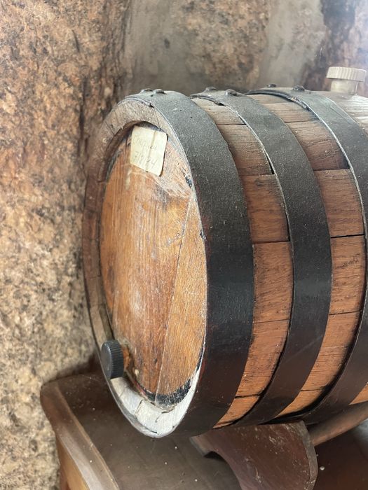 4 pipos barris antigos em madeira, decorativos