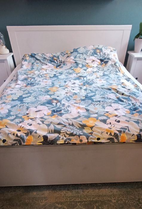 Łóżko+ szafki nocne 2x Ikea