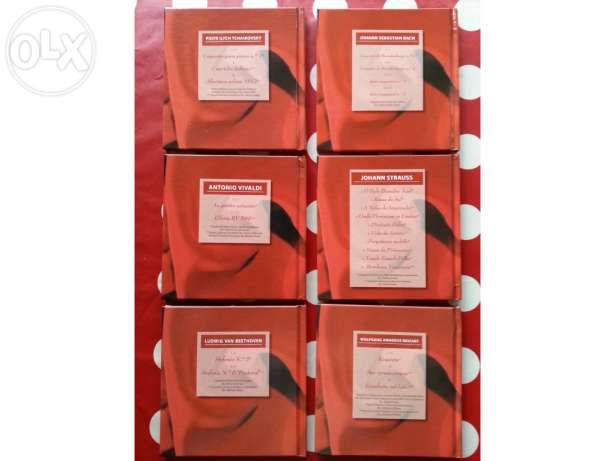 Os Génios da Música 6 CD´s mais guias de audio