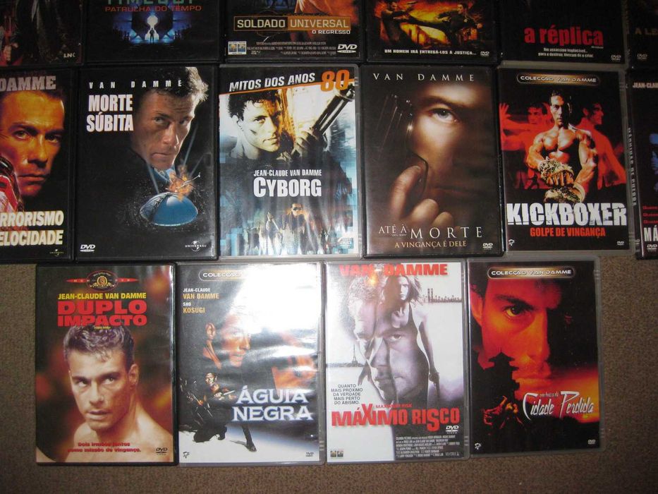 16 Filmes em DVD com o Actor Van Damme