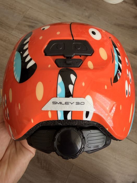 Шолом велосипедний дитячий ABUS Smiley 3.0 orange monster