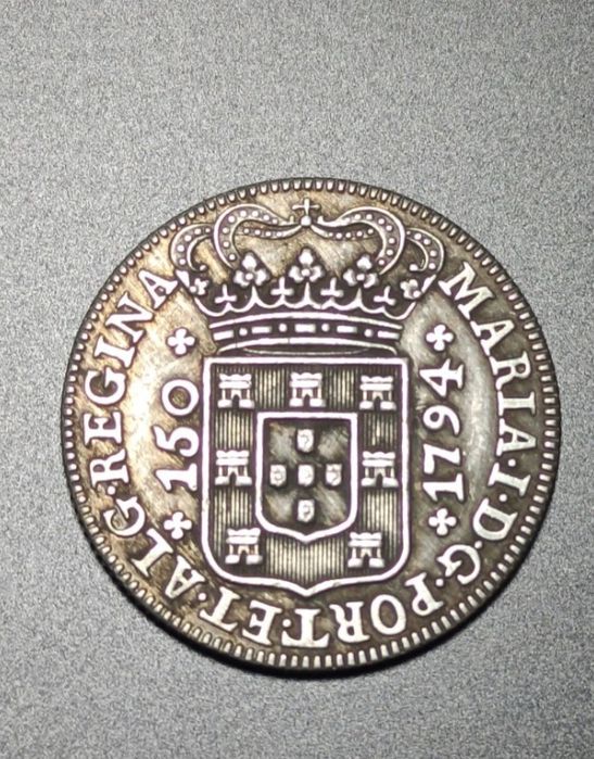 Moeda de 150 Réis de D.Maria I (1794) Açores, em prata