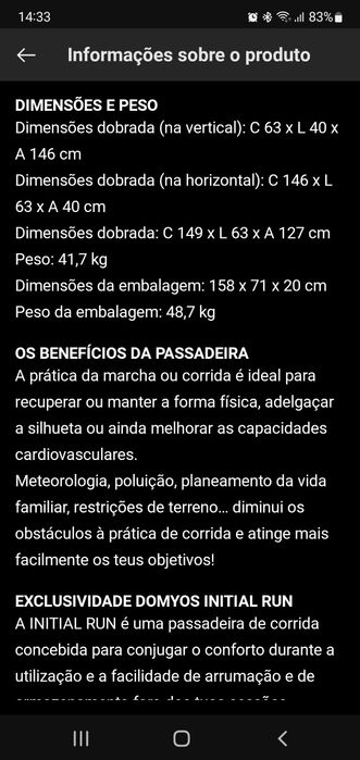 Passadeira Corrida INITIAL RUN DECKATLON 12km/h64552718820355124