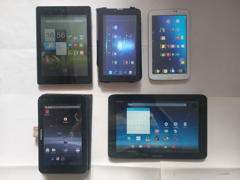 Планшеты Acer Iconia tab A1 810, lifetab e10316, Samsung m7023