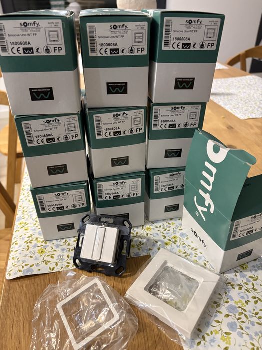 Somfy przełącznik smoove uno WT FP