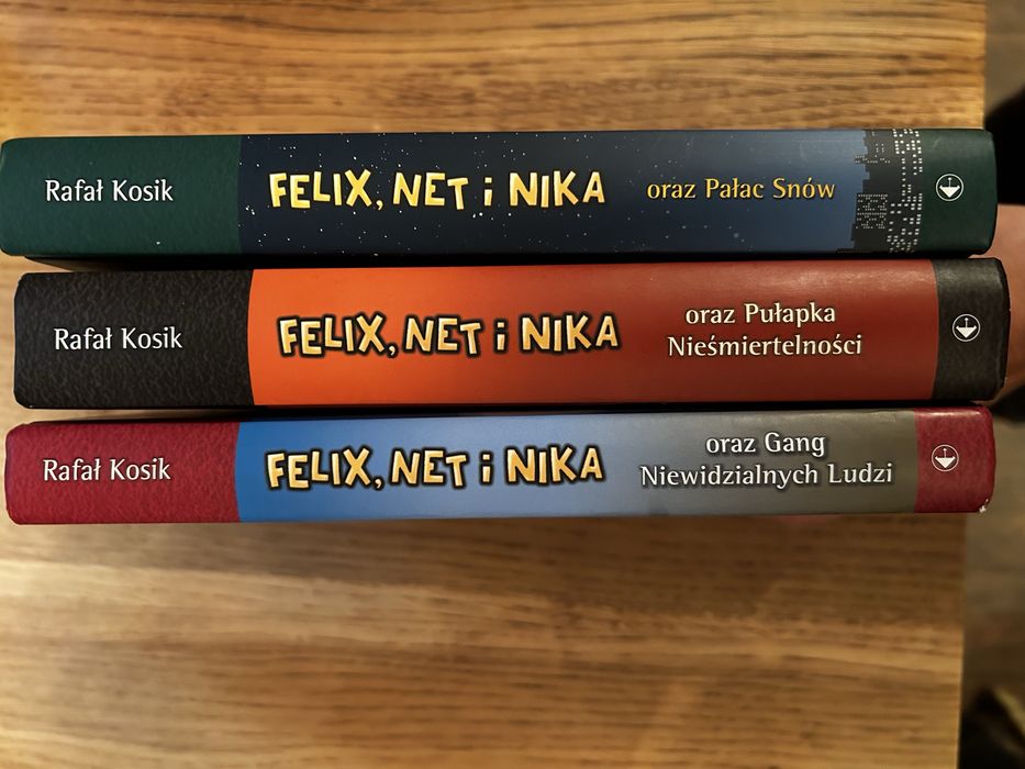 Zestaw 3 x Felix, Net i Nika  - stan idealny