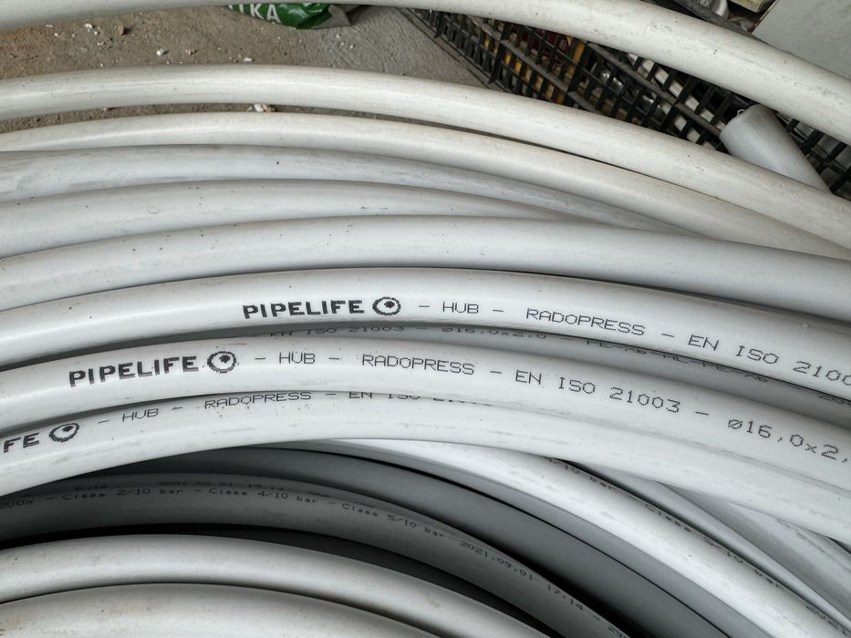 NOWE Rury wodna PEX/AL/PEX 16 i 20 PIPELIFE Radopress