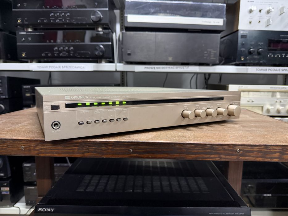 ‼️Optonica SM-5200HB - Uszkodzony wzmacniacz Stereo, Audio Room