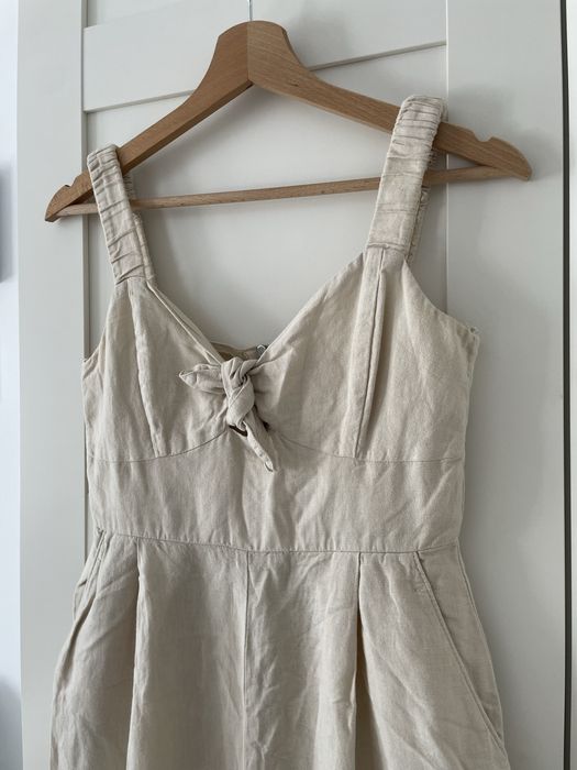 Lniany kombinezon XS Zara