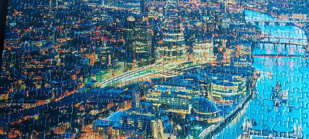 Quadro Puzzle 2500 peças - Vista aérea cidade