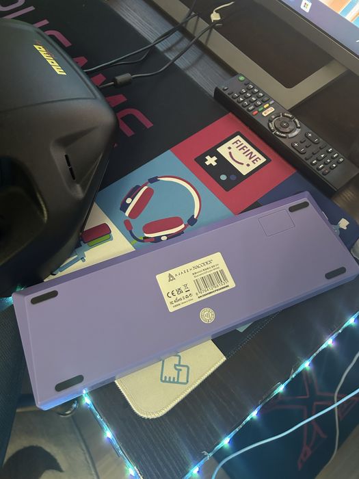 Клавіатура механічна Ajazz Ak680 на синіх світчах