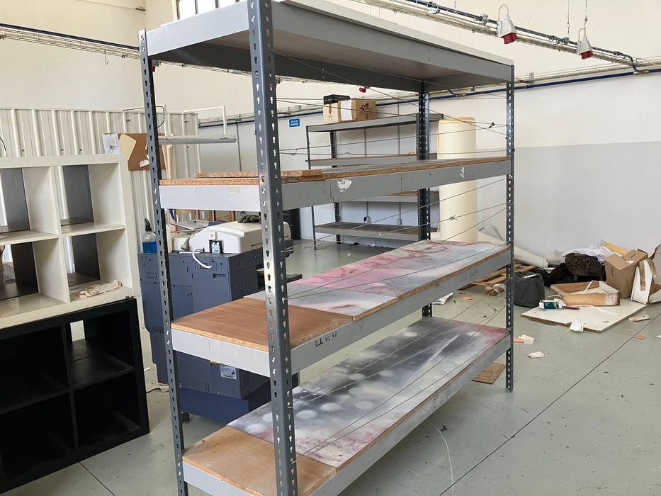 6 armários de dexion