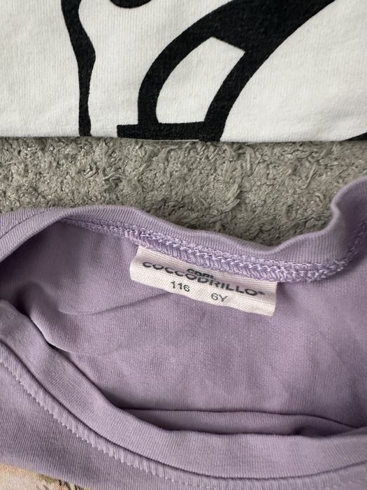 Bluzy, bluzki tuniki dziewczęce 4 szt. Coccodrillo 116