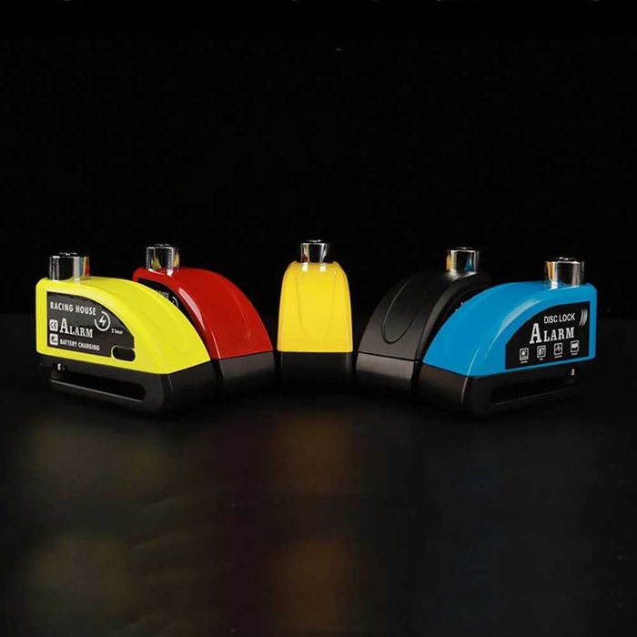 Cadeado Alarme Disco Moto 110dB Recarregável USB