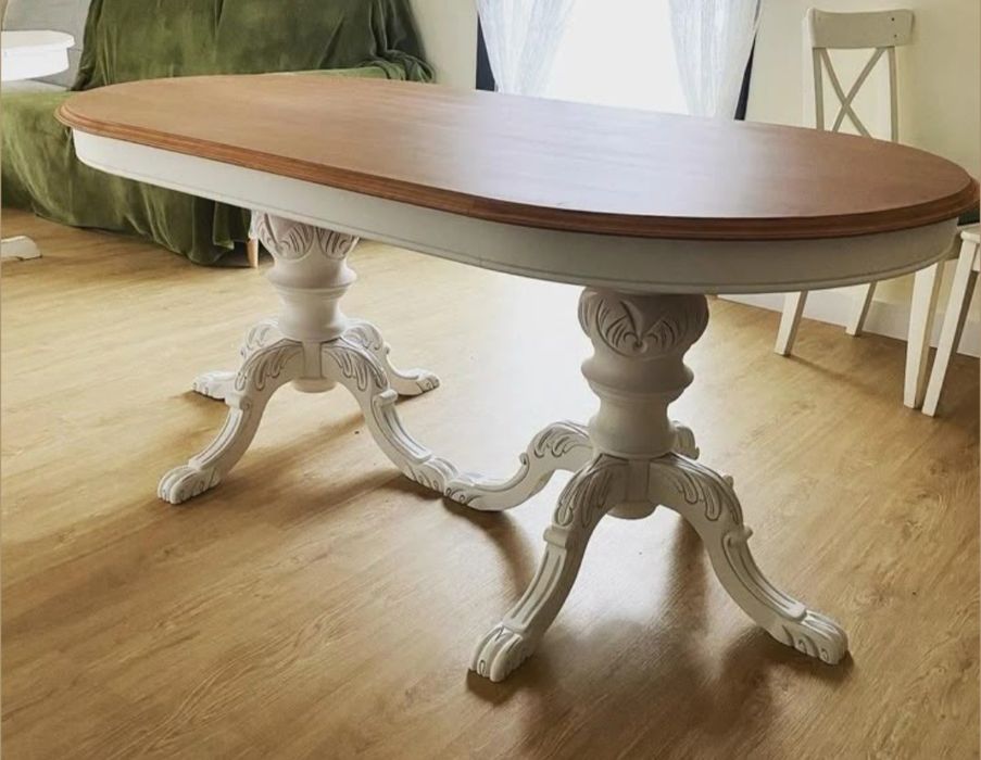Conjunto de mesa e cadeiras jantar - Estilo Neoclássico Duncan phyfe