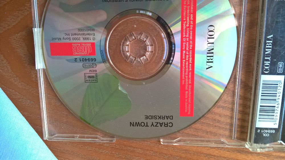 Crazy Town - Dark side - CD Single (portes incluídos)