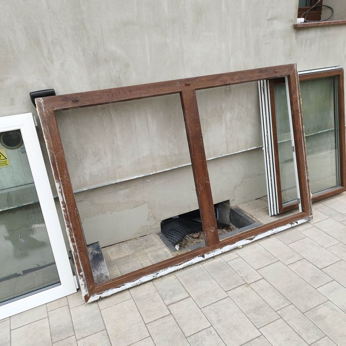 Okno  orzech 180/120