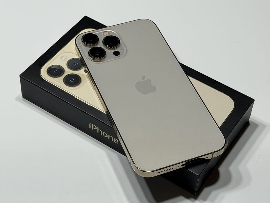 iPhone 13 Pro Max 128 GB Gold #BDB#Bateria 89%#Komplet