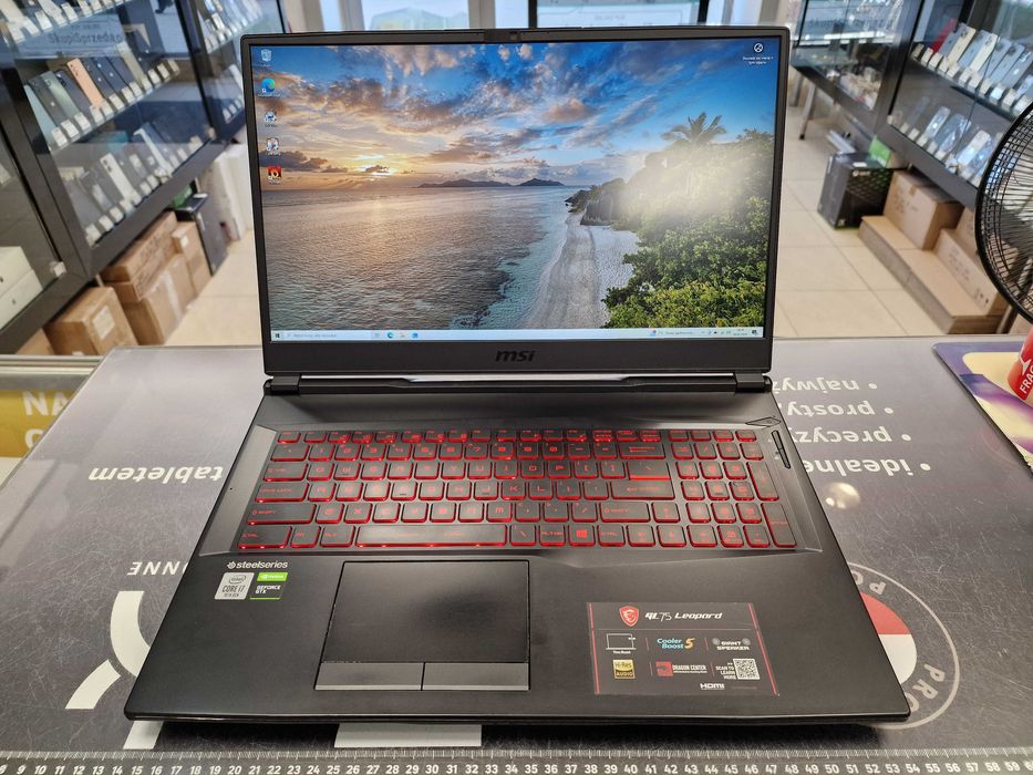 MSI GL75 LEOPARD/ i7-10750H/ 32GB RAM DDR4 2666 MHz/ 512GB/ GTX 1650 Ti 4G 17.3/ Gwarancja/ NOWA PASTA