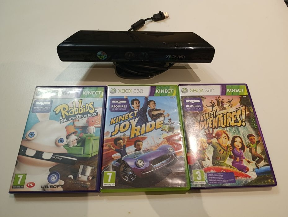 Kinect plus gry xbox360