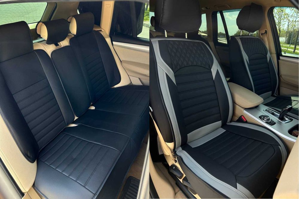 --- 3D Чехли на сидіння -- НА ВСІ АВТО -- Преміум Якість-- ПЕРЕД+ЗАД--