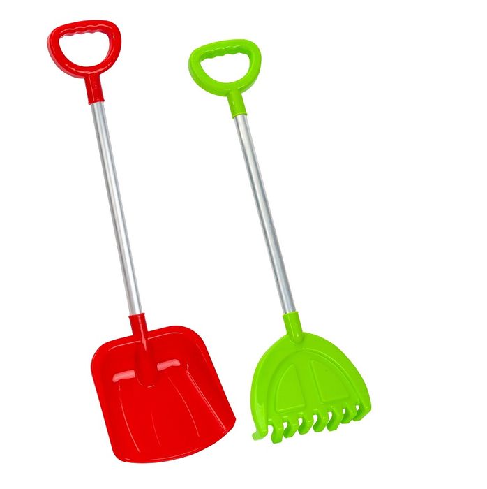 Łopatka i Grabie Aluminiowe dla Dzieci