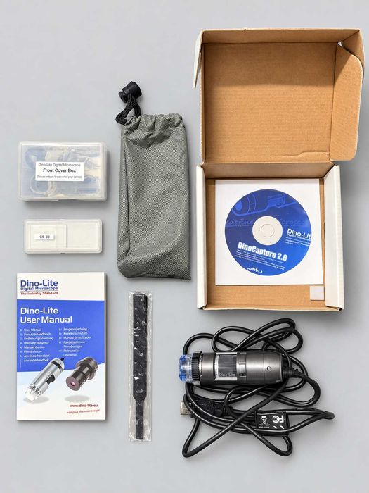Mikroskop cyfrowy USB Dino-Lite Edge AM4515ZT 20–220× z polaryzacją
