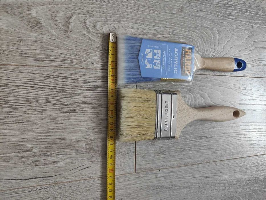 Zestaw pędzli do akrylu i angielski