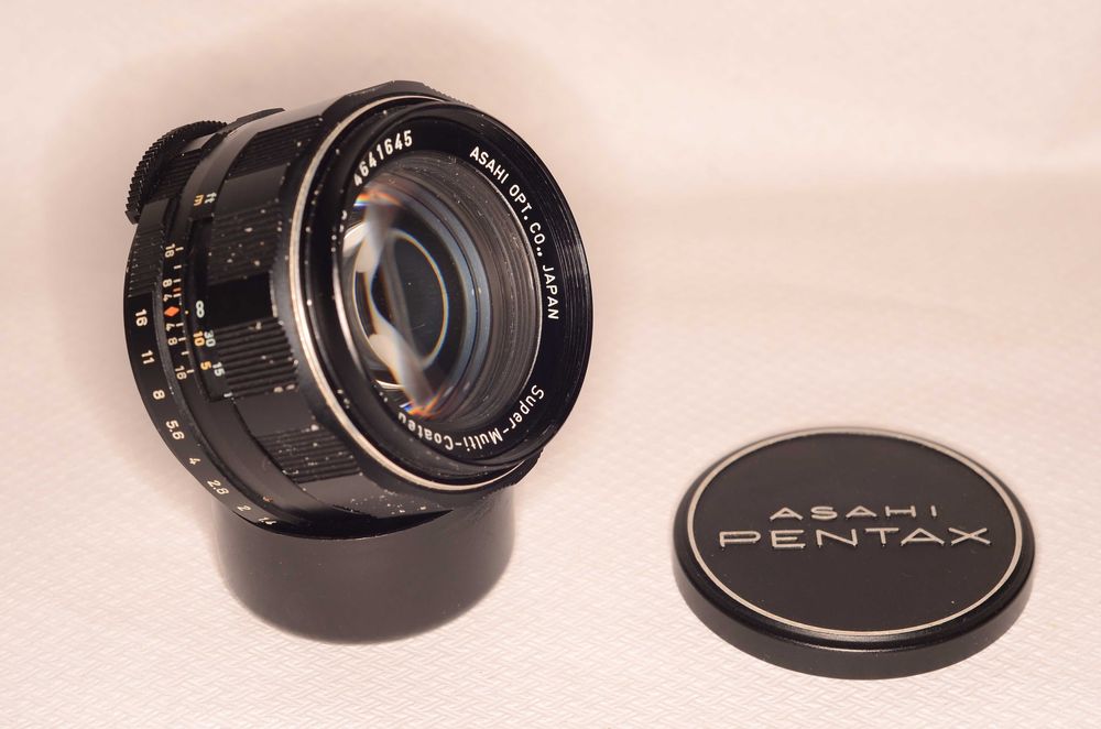 Asahi Pentax Spotmatic SPII + S-M-C Takumar 50 mm 1:1.4 - Leia tudo