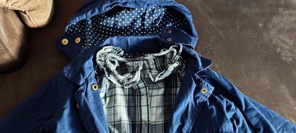 Conjunto casaco e camisa 4-5 anos