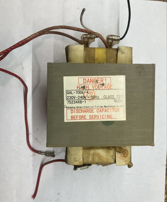 Transformator z kuchenki mikrofalowej o podwyższonej mocy: 800W