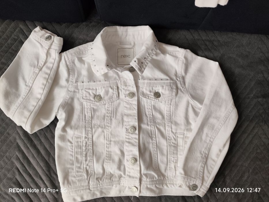 Kurtka jeansowa  r 116