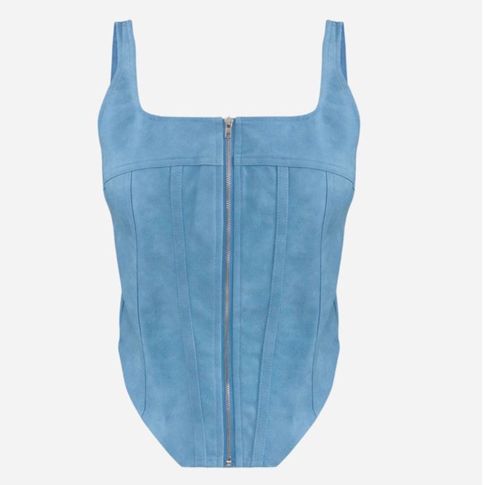 Корсет блакитний