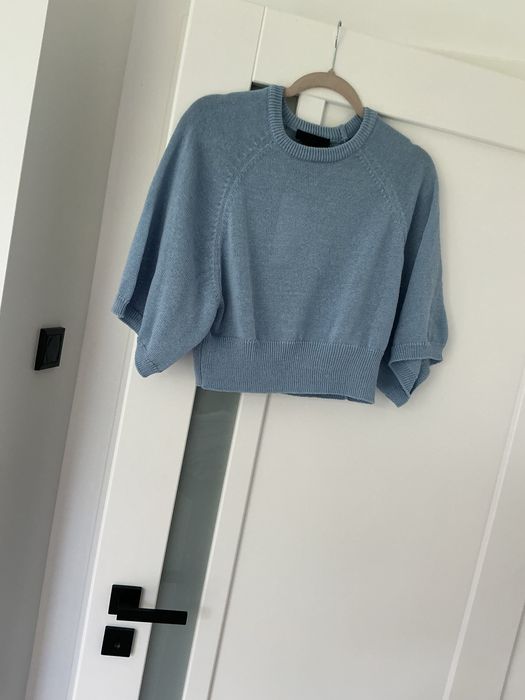 Sweter Zara nowy z metką błękitny