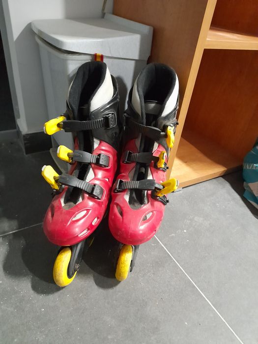 Patins em linha.