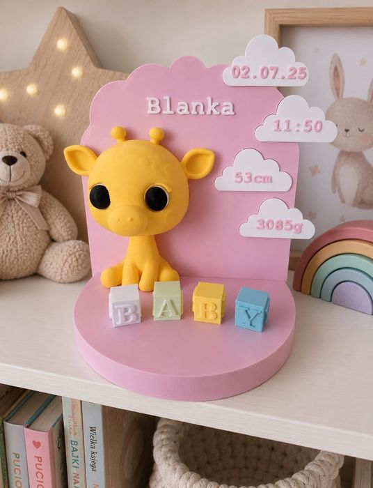 Personalizowana metryczka  dla dziecka