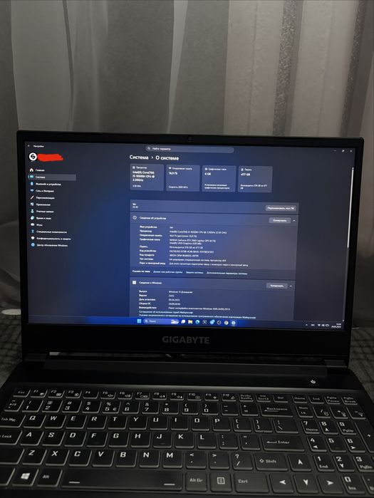 Ігровий ноутбук Intel 10-th 3060