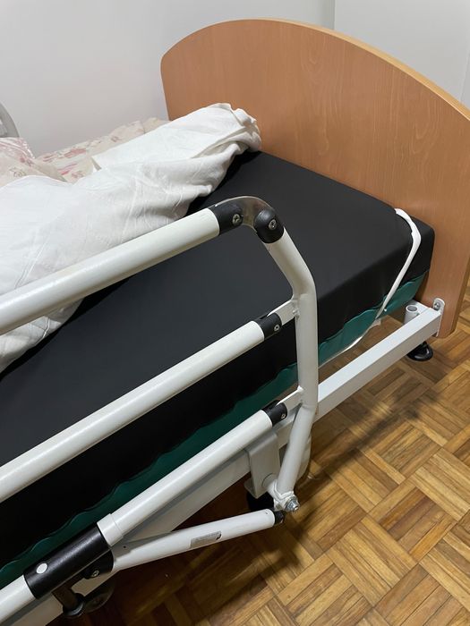 cama articulada c/ colchão - elétrica