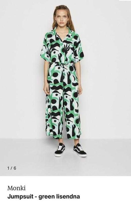 Monki комбинезон летний из вискозы