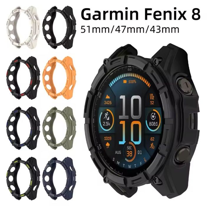 Чохли на годинник Garmin Fenix Tactix Instinct Forerunner Enduro Epix