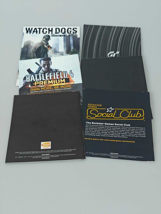 Zestaw książeczek do gier PlayStation 3 – 6 szt // PS3 manual set