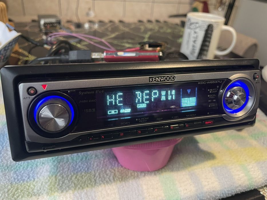 Кенвуд kdc w 6537u.24 біт.блютуз.юсбі.