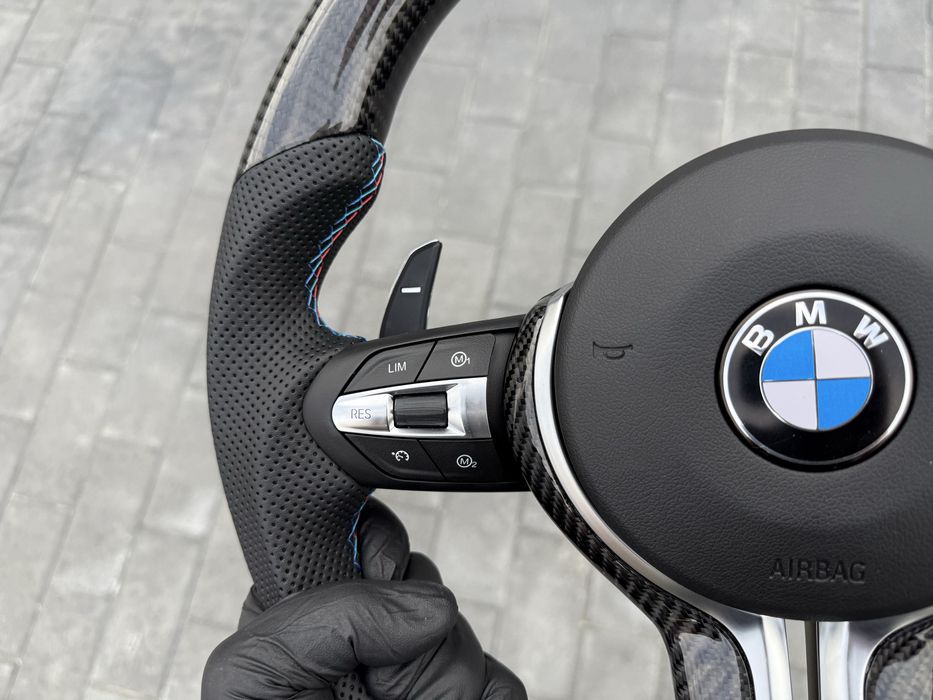 карбон м руль ОРИГІНАЛ airbag bmw f30 f15 f25 f10