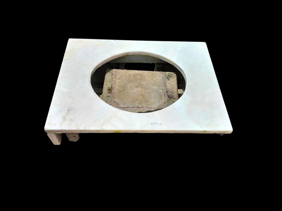 Pedra Mármore para Lavatório Oval